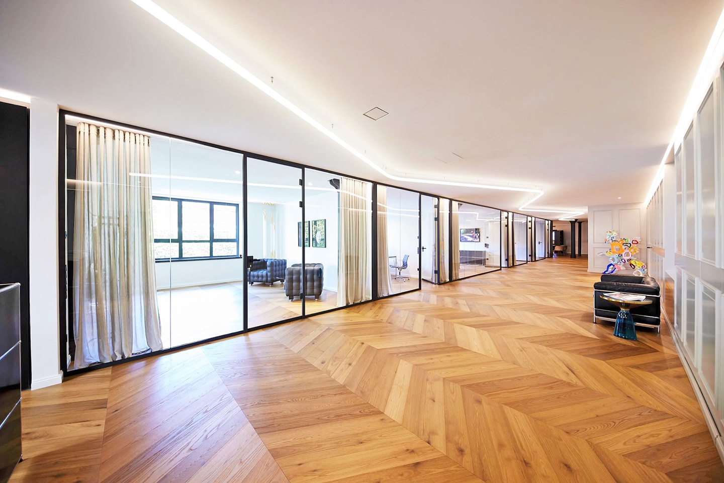 Impressionen Innenausbau Loft-Bürofläche