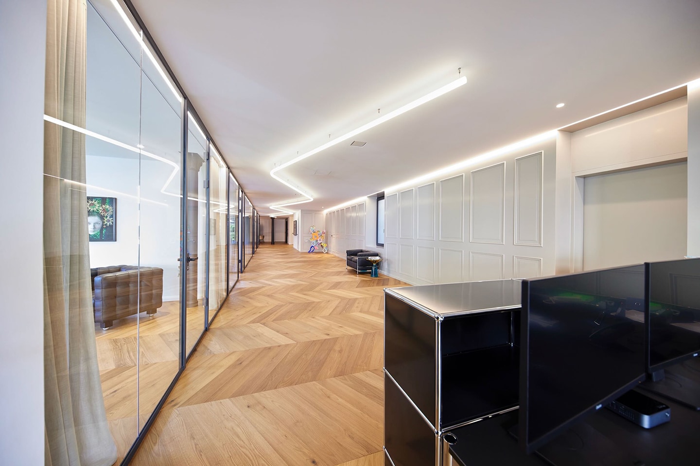 Impressionen Innenausbau Loft-Bürofläche