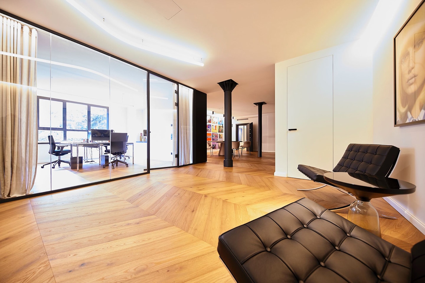 Impressionen Innenausbau Loft-Bürofläche