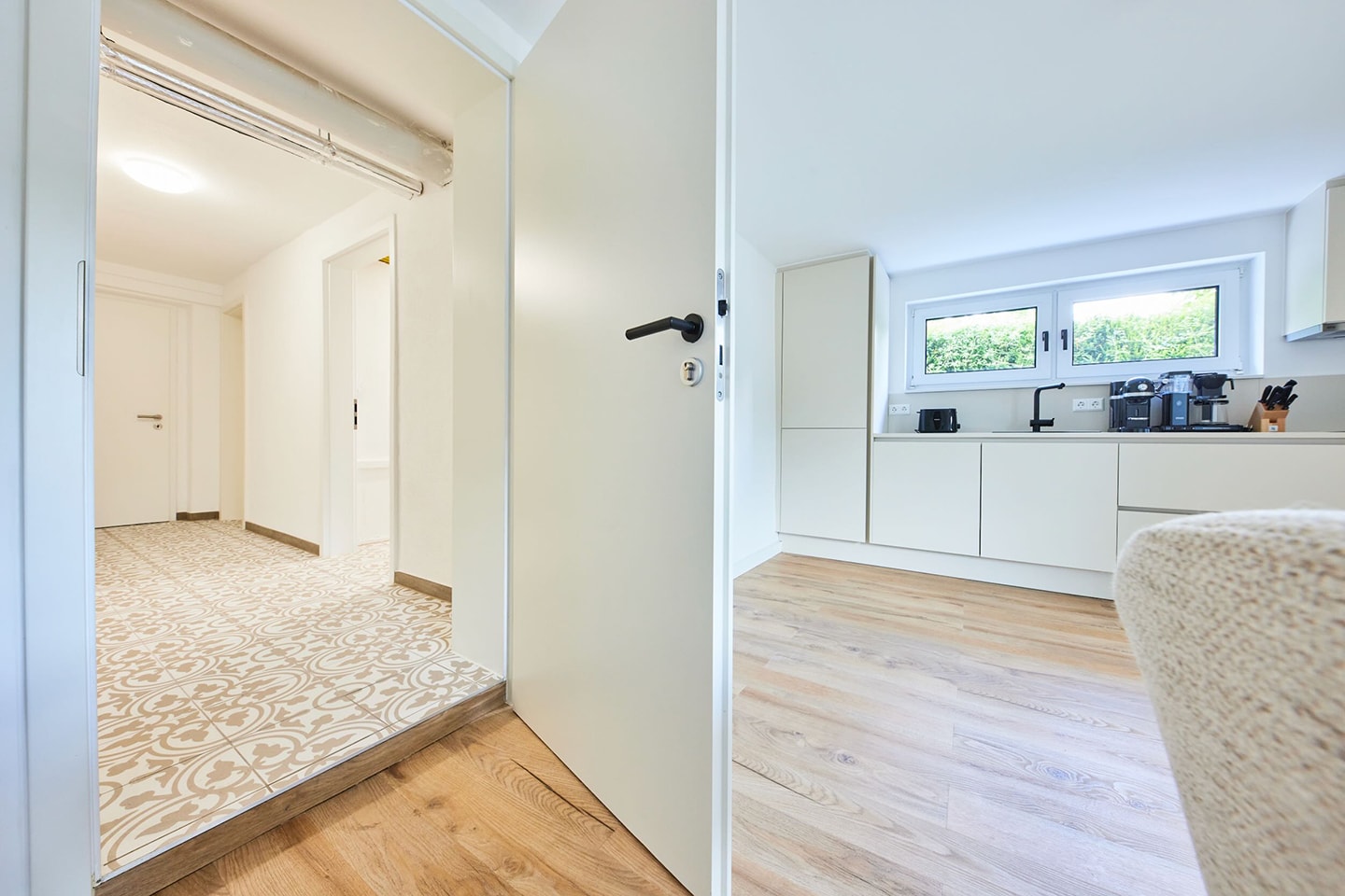 Impressionen Innenausbau: Gartengeschoss Behringstraße